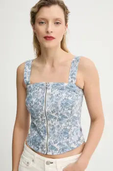 Levi's bluza SCULPTED BUSTIER femei, modelator, 001W4 imagine