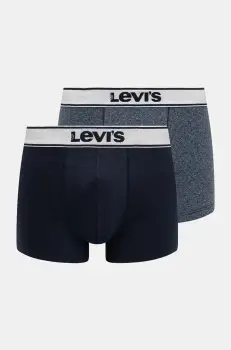 Levi's boxeri 2-pack barbati, culoarea albastru marin, 37149-0935 imagine