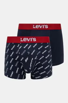 Levi's boxeri 2-pack barbati, culoarea albastru marin, 37149-0973 imagine