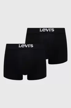 Levi's boxeri 2-pack barbati, culoarea negru imagine