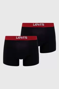 Levi's boxeri 2-pack barbati, culoarea negru imagine