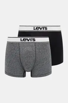 Levi's boxeri 2-pack barbati, culoarea negru, 37149-0959 imagine