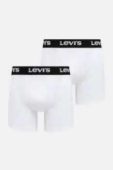 Levi's boxeri 2-pack culoarea alb, 37149-1194 imagine