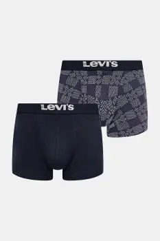 Levi's boxeri 2-pack culoarea bleumarin, 37149-1172 imagine