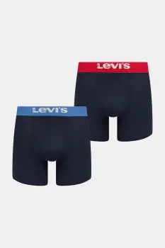 Levi's boxeri 2-pack culoarea bleumarin, 37157-1310 imagine