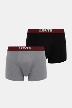 Levi's boxeri 2-pack culoarea gri, 37149-1221 imagine