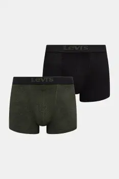 Levi's boxeri 2-pack culoarea verde, 37149-1173 imagine