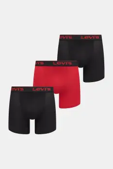 Levi's boxeri 3-pack culoarea rosu, 37149-1204 imagine