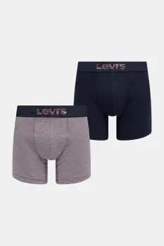Levi's boxeri barbati bumbac cu elastan pachet de 2 imagine