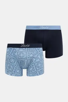 Levi's boxeri pentru barbati, din bumbac cu elastan, pachet de 2 imagine