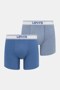 Levi's boxeri pentru barbati, din bumbac cu elastan, pachet de 2 imagine