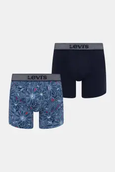 Levi's boxeri pentru barbati, din bumbac cu elastan, pachet de 2 imagine