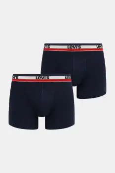 Levi's boxeri pentru barbati, din bumbac cu elastan, pachet de 2 imagine