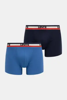 Levi's boxeri pentru barbati, din bumbac cu elastan, pachet de 2 imagine