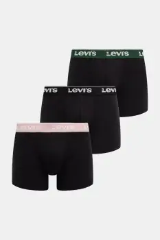 Levi's boxeri pentru barbati, din bumbac cu elastan, pachet de 3 imagine