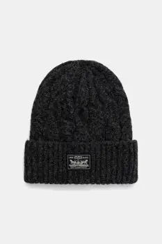 Levi's caciula din amestec de lana culoarea negru, 004D4 imagine