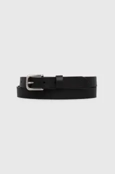 Levi's curea de piele culoarea negru, 0009Y-0000 imagine