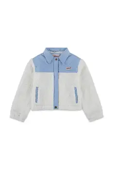 Levi's geaca copii BIG PKT SHEPA TRUCKER culoarea bej, 3EN635 imagine