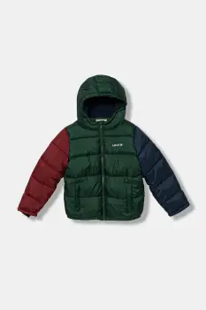 Levi's geaca copii CORE PUFFER culoarea verde, 8EH924 imagine