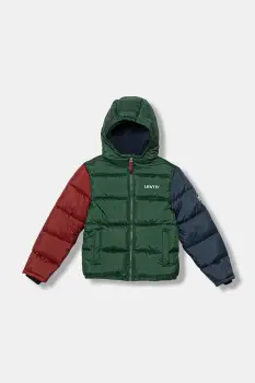 Levi's geaca copii CORE PUFFER culoarea verde, 9EH924 imagine