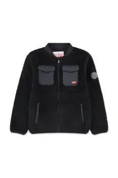 Levi's geaca copii UTILITY PKT SHERPA JKT culoarea negru, 9EN627 imagine
