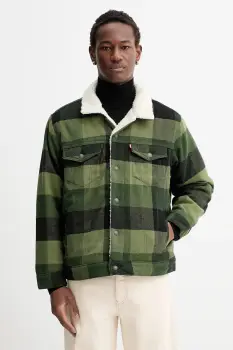 Levi's geaca culoarea verde, de iarna, A6030 imagine