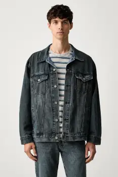 Levi's geaca de blugi pentru barbati din bumbac RELAXED FIT imagine