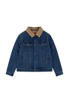 Levi's geaca de blugi pentru copii QUILTED LINED TRUCKER 9EN826 imagine