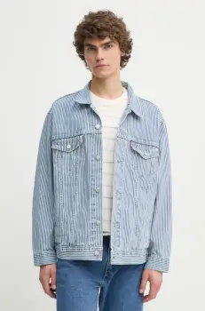 Levi's geaca din denim barbati, de tranzitie, oversize, A5782 imagine