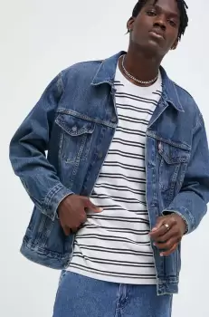 Levi's geaca jeans barbati, de tranzitie, oversize imagine