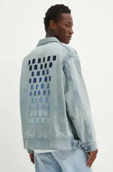 Levi's geaca jeans barbati, de tranzitie, oversize, A7150 imagine