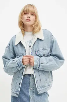 Levi's geaca jeans femei, de tranzitie, oversize, A4435 imagine