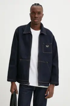 Levi's geaca jeans Levi's Skateboarding barbati, culoarea albastru marin, de tranzitie, A5732 imagine