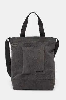 Levi's geanta culoarea gri, D7545-0027 imagine