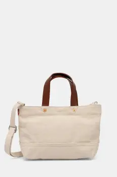 Levi's geanta de bumbac culoarea bej, 000IV-0000 imagine