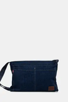 Levi's geanta din denim culoarea bleumarin, 002GV-0001 imagine