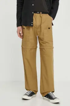 Levi's pantaloni barbati, culoarea bej, drept imagine