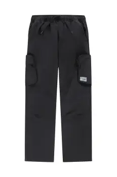 Levi's pantaloni copii PARACHUTE CARGO PANTS culoarea negru, uni, 8EM373 imagine