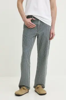 Levi's pantaloni de bumbac culoarea albastru marin, drept, 568 LOOSE STRT imagine