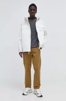 Levi's pantaloni de bumbac culoarea galben, drept imagine