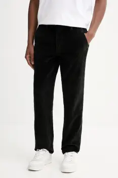 Levi's pantaloni de catifea cord barbatesc negru drept A5753 imagine