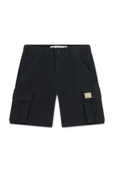 Levi's pantaloni scurti copii TRADITIONAL CARGO SHORTS culoarea negru, talie reglabila, 8EM381 imagine