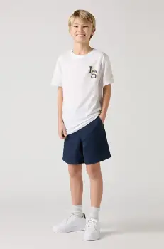 Levi's pantaloni scurti copii XX AUTHENTIC CHINO SHORTS culoarea albastru marin, talie reglabila, 9EM375 imagine