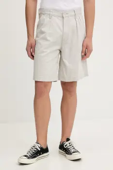 Levi's pantaloni scurti din bumbac BAGGY PLEATED imagine