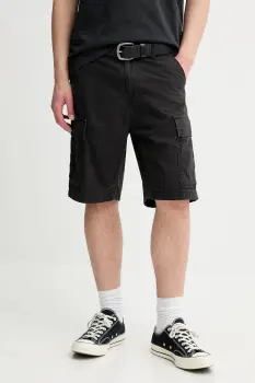 Levi's pantaloni scurti din bumbac CARRIER CARGO SHRT-2 culoarea gri, 001KG imagine