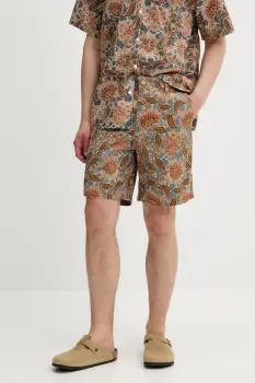 Levi's pantaloni scurti din bumbac culoarea alb imagine