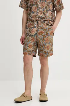 Levi's pantaloni scurti din bumbac culoarea alb imagine