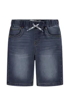 Levi's pantaloni scurti din denim pentru copii culoarea albastru marin imagine