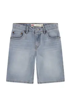 Levi's pantaloni scurti din denim pentru copii NEW 511 SLIM FIT DENIM SHORT talie reglabila, 8EM374 imagine