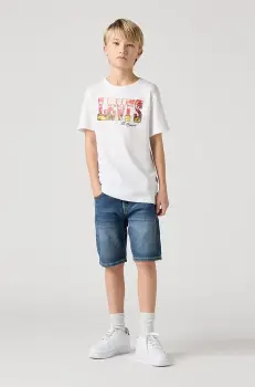 Levi's pantaloni scurti din denim pentru copii NEW 511 SLIM FIT DENIM SHORT talie reglabila, 9EM374 imagine